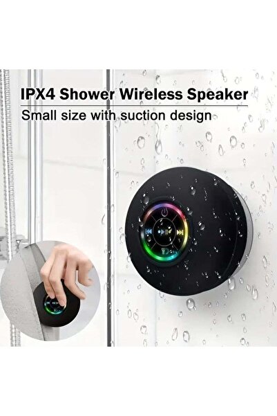 Promagg Boxă Bluetooth impermeabilă pentru duș cu iluminare LED