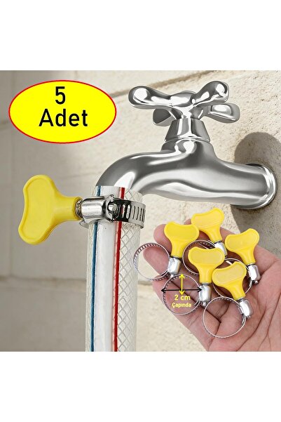Neler Geldi Neler 5 Pieces of Hose Clamps (Plastic Butterfly Connection) Stai...