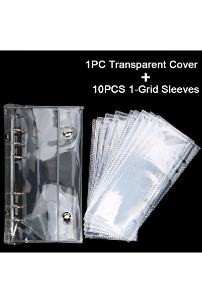 choice2 Shell A and 1-Grid A6 Narrow Loose Leaf Binder Cover 10Pcs 1-2 Grid S...