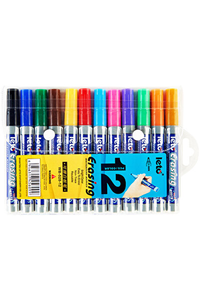 Choice 12 colors 12 Colors Whiteboard Erasable Markers Quick-Drying High Capa...