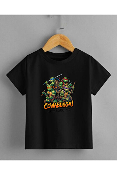 haha Ninja Turtles Printed T-Shirt for Boys