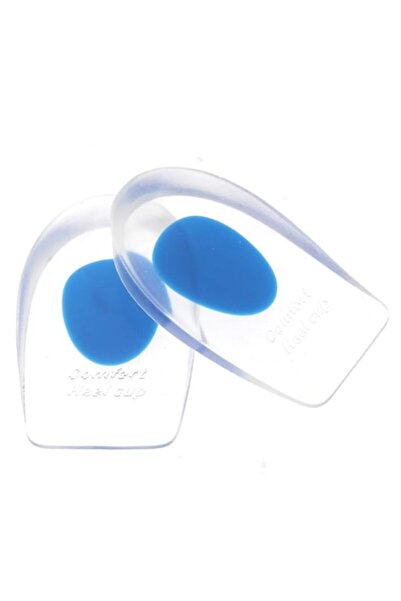 SyaMAG Set de 2 pernuțe de gel pentru călcâi, din silicon, albastru/transpare...