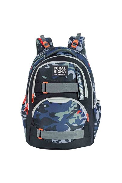 Coral High Kamuflaj Desenli Okul Çantası 24447