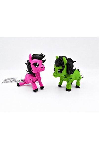 Generic Brand Animated Pony Keychain – Bag Accessory Charm