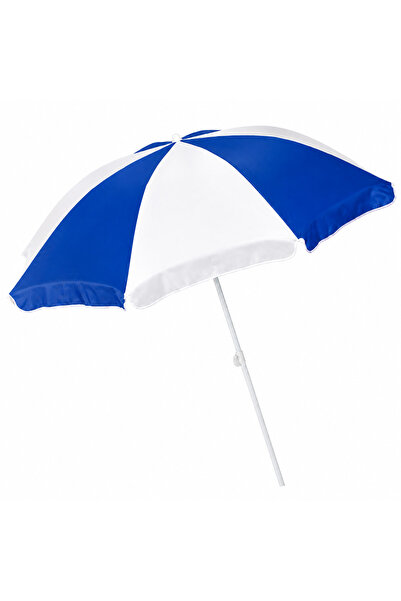 Generic Blue and White Outdoor Sun Shade Umbrella with 150 cm Wide Canopy, 2 ...