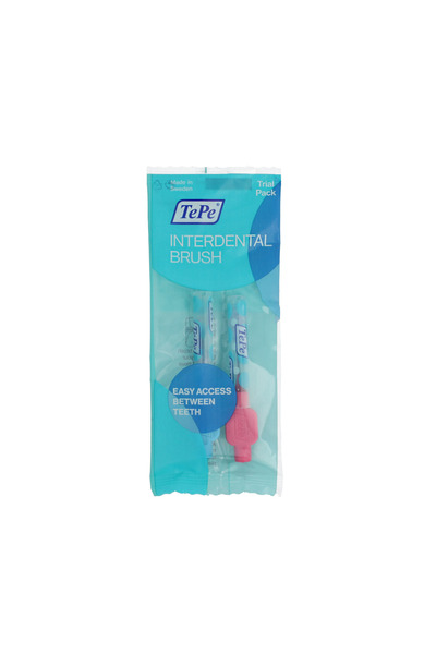TePe Original Trial Pack interdental brushes: 0 pink + 3 blue (0.4 mm + 0.6 m...