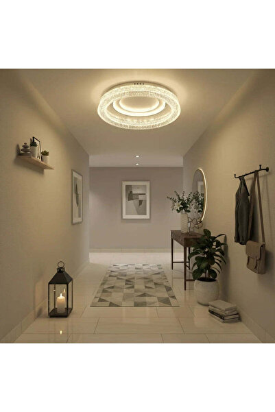 OEM Lustra LED WON Nobile, 67W, Diametru 30cm, Lumina Calda/Neutra/Rece, Alb