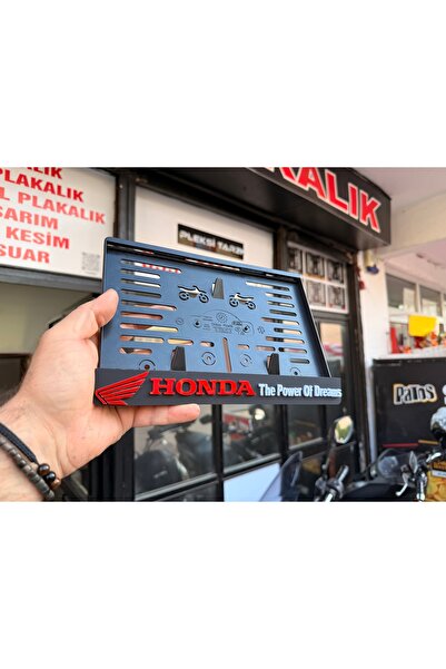 Butik Pleksi tarzı Honda uyumlu motor lüks Pleksi Plakalık