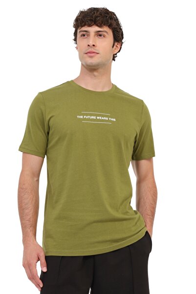 Kinetix ML FUTURE 11KMS03 Haki Erkek Kısa Kol T-Shirt
