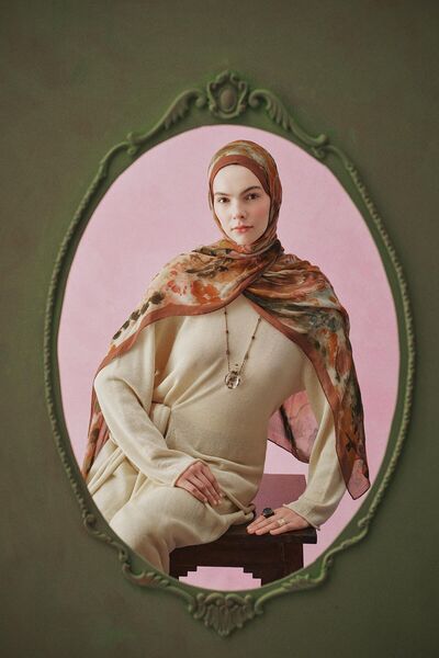 DeFacto Fresh Scarfs X Pastel Blossom Șal din viscoză I1757AX26SM