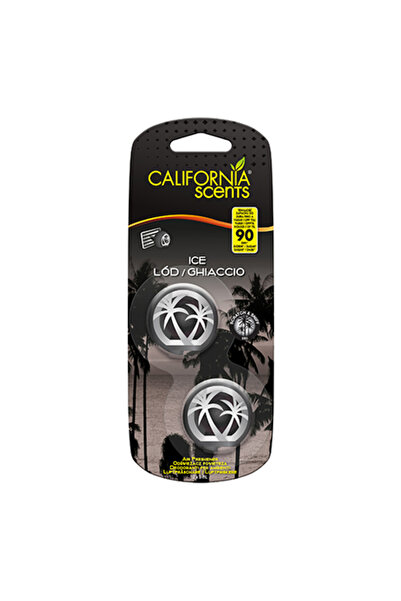 California Scents Mini Difuzor Odorizant Auto cu Gheață 2 x 3 ml