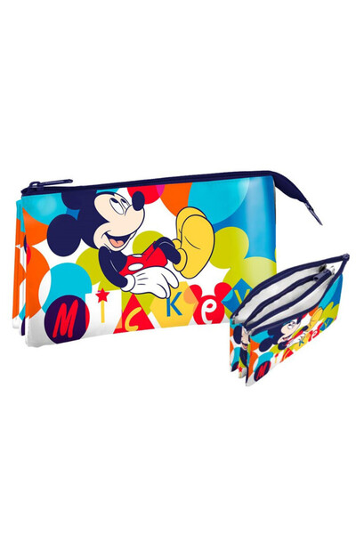 Disney Mickey παιδικό νεσεσέρ, κασετίνα με 3 θήκες