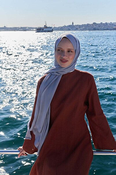 Şalland Cupra Silk Shawl Gray