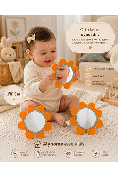 Alyhome مجموعة من 3 ألعاب زخرفية للأطفال والرضع