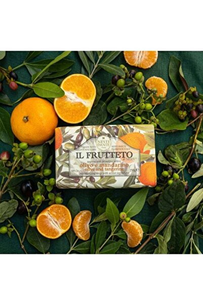 Nesti Dante il frutteto olive & tangerine 250 gm -Luxury Italian Natural Soap...