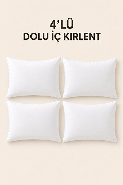 Formeya 4'lü İç Kırlent Silikon Elyaf Dolgulu Koltuk Kırlenti İç Yastık Dolgusu Kırlent İçi