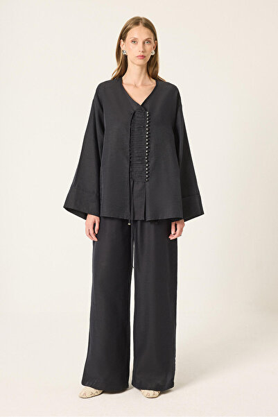 Touché Privé Linen Tunic Pants Suit