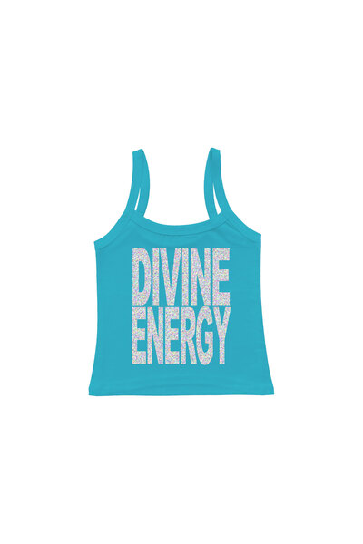 lethestudios Divine Energy Baskılı Askılı Bluz