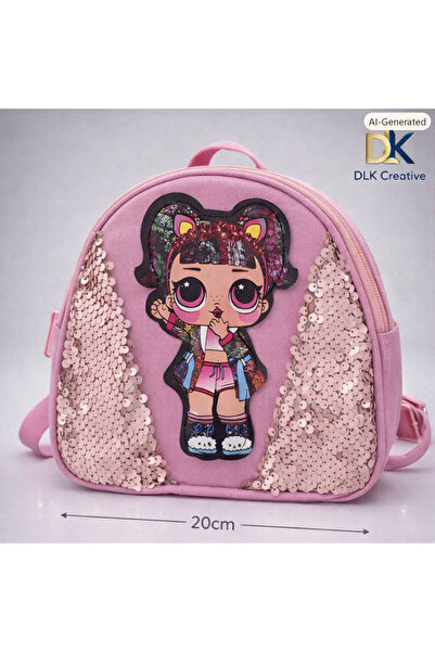 DLK Creative Spark Kids Collection – Payetli Işıklı Pullu Karakter Mini Sırt ...