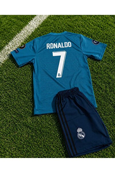 MONTENERO Reall Madridd Ş.Ligi 2017-18 Sezon Cristiano Ronaldo Çocuk Forması ...