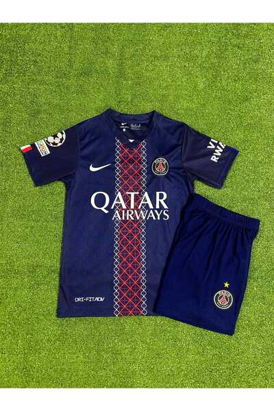 Psg 2024/25 Yeni Sezon KvaratSkhelia iç Saha Çocuk Forması (Lacivert)