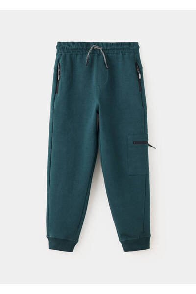 MANGO Kids Pamuklu jogger pantolon