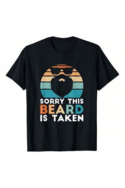 23ERVA Sorry This Beard Is Taken Retro Valentines Idea Him T-Shirt,Great For ...