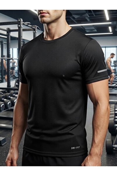 Demente Erkek Nem Emici Atletik Teknik Antrenman T-shirt