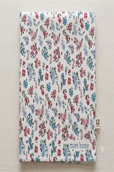 MORE HOME Muslin Cloth 90X90 cm 100% Cotton Floral Patterned