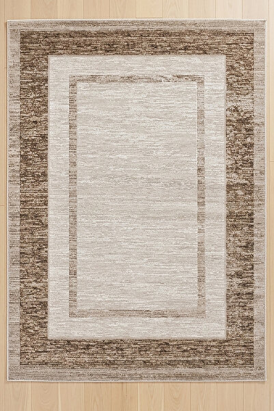 Giza Home Zarra Yumuşak Modern Vizon Bej Halı Salon Mutfak Antre Yolluk Oturm...