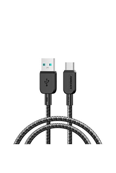 Airoxa كابل قماشي (USB-A إلى Type-C) - متانة فائقة وشحن سريع لأجهزة أندرويد و...
