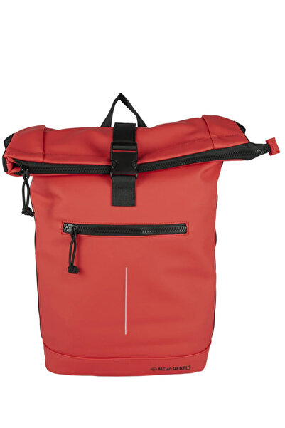 NEW REBELS Rucsac Mart, New York, culoare rosu,