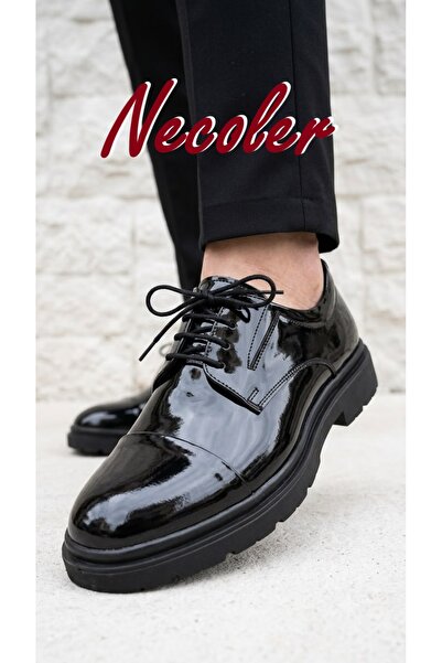 Generic Brand Genuine Leather Patent Leather Men's Shoes, Light Sole, Suitabl...