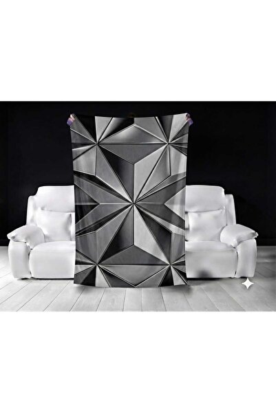 Elmas Dizayn تصميم خاص من ماركة مميزة، بطانية سرير تلفزيونية مقاس 150x220 سم،...