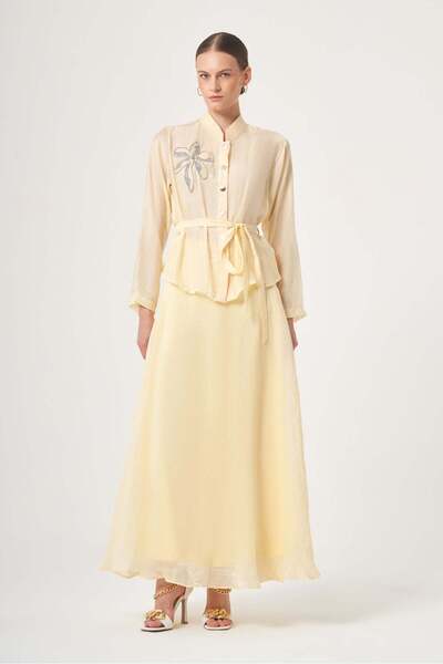 FTZ WOMEN Women's Helena Skirt Suit Yellow 31455