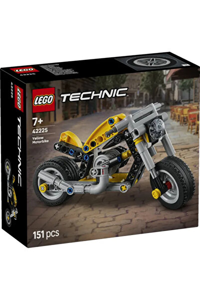 LEGO Τεχνικό: Κίτρινη Μοτοσικλέτα (42225)