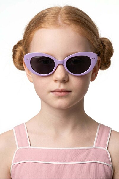 Bilge Karga Lumora Light Purple Black Children's Sunglasses