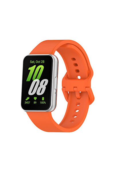 Techsuit Λουράκι Σιλικόνης Πορτοκαλί (Galaxy Fit3)