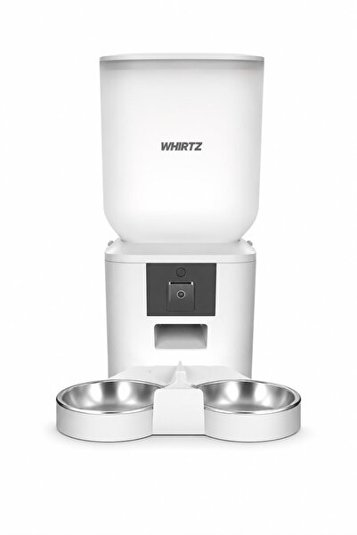 Whirtz WR-PT-1001 Kameralı & Ses Kontrollü 7 Litre Akıllı Mama Kabı İkili Çel...