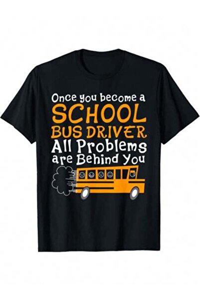 21JNRY Funny School Bus Driver T-Shirt Print,Designed For Outdoor Life, Journ...
