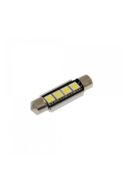 OEM C5W LED Canbus πλαφονιέρας (σωλήνας) 41mm 4 SMD ψυχρό λευκό 12V 6000K 1 τ...