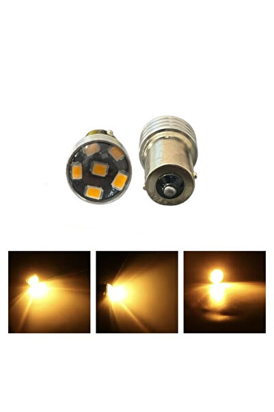OEM Led λαμπάκι αυτοκινήτου μονοπολική 1156 Πορτοκαλί