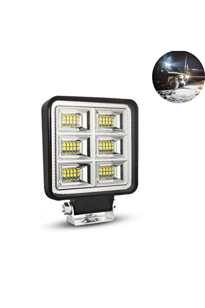 OEM Αδιάβροχος προβολέας LED αλουμινίου 12V-24V 11cm 144W 48 SMD IP67 11520LM...