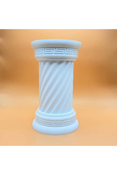 Generic Brand Coloană Decorativă „Olimp” cu Design Grecesc, Suport pentru Ara...