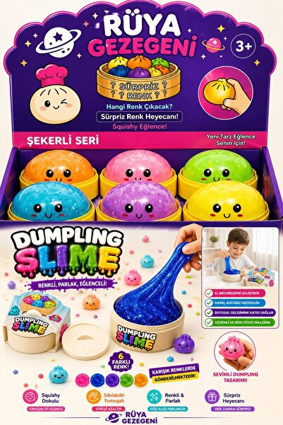 Rüya Gezegeni Gizemli Paket Renkli SİMLİ Çin Mantısı Sürpriz Renk & Dumpling ...