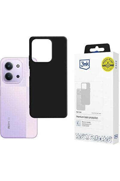 3MK Πίσω Κάλυμμα Σιλικόνης Μαύρο (Redmi 15C 4G)