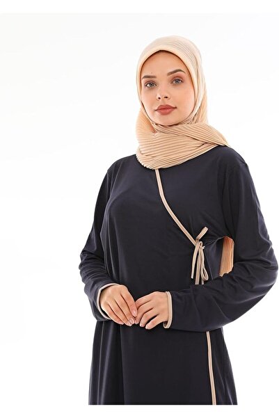 elanesa عباءة صلاة نسائية مربوطة من الجانب بطول كامل، فستان إسلامي محتشم للار...