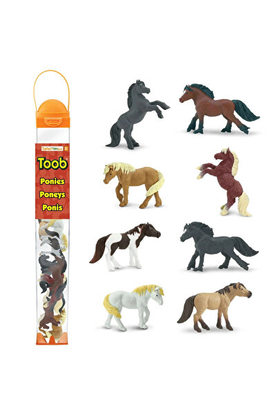 Safari Ponei. Set de figurine în tub ediție limitată