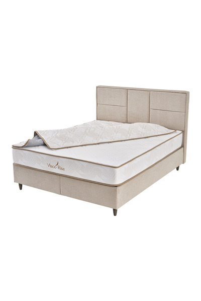 Kilim Mobilya Visco Rise Bej Full Ortopedik Paket Yaylı ve Yıkanabilir Pedli ...