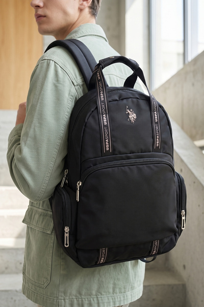 U.S. Polo Assn. حقيبة ظهر مدرسية للجنسين من US Polo Assn PLCAN 24240-24242، ح...